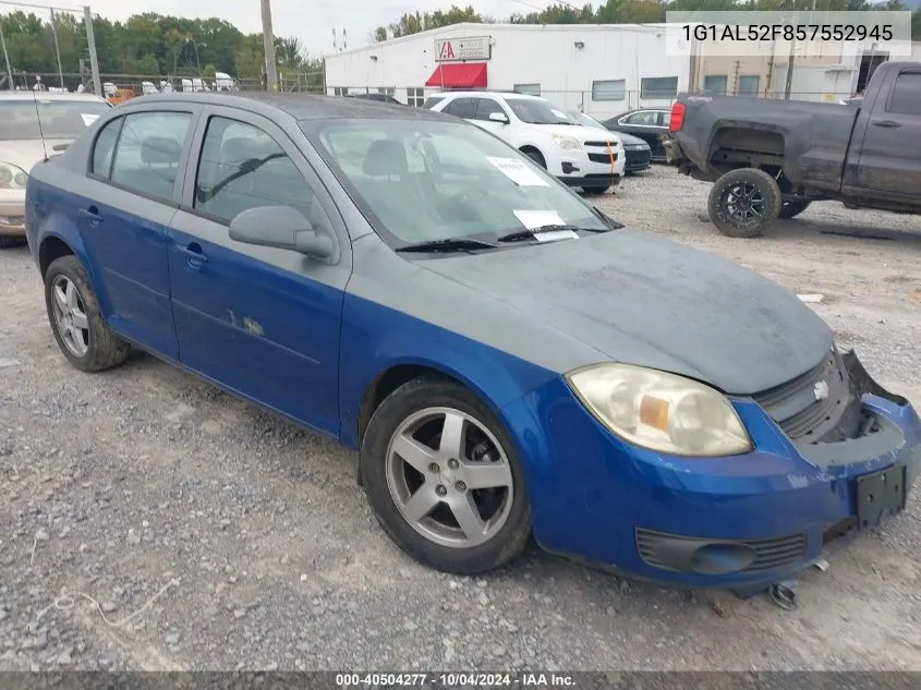 2005 Chevrolet Cobalt Ls VIN: 1G1AL52F857552945 Lot: 40504277