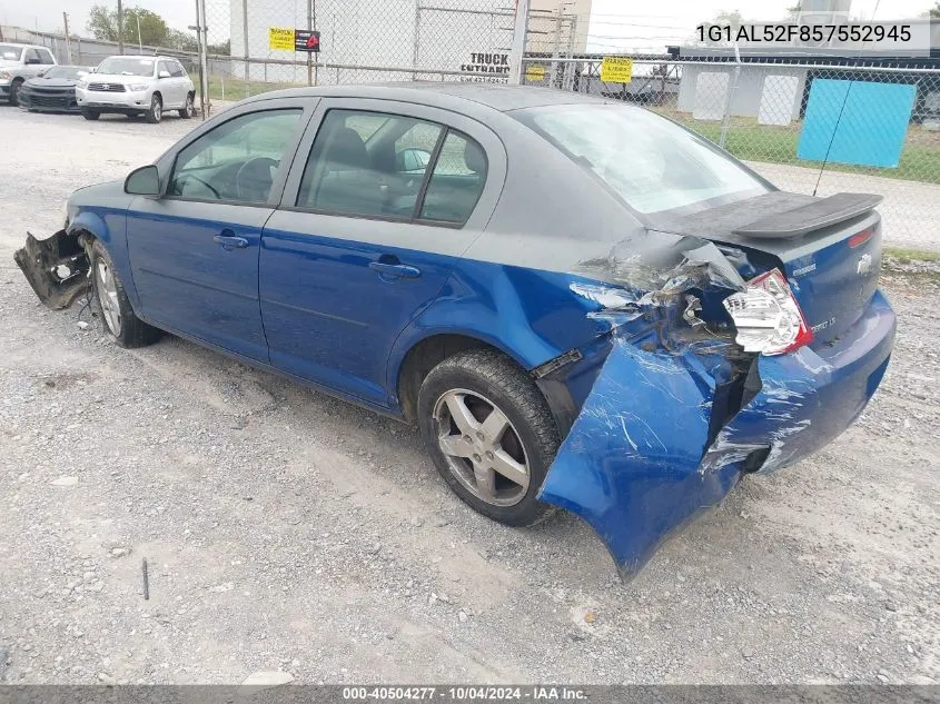 2005 Chevrolet Cobalt Ls VIN: 1G1AL52F857552945 Lot: 40504277