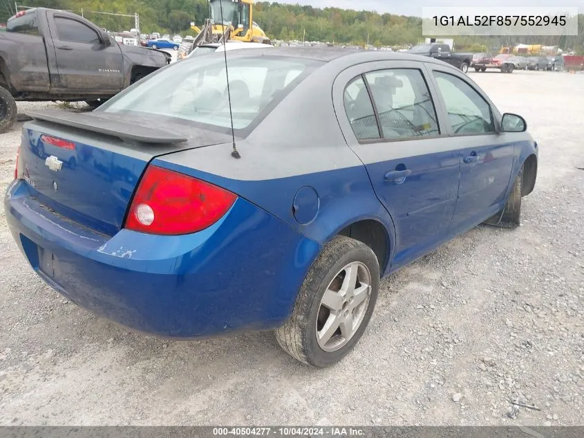 2005 Chevrolet Cobalt Ls VIN: 1G1AL52F857552945 Lot: 40504277