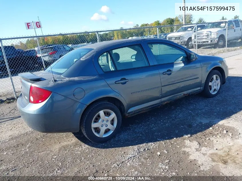 2005 Chevrolet Cobalt VIN: 1G1AK54F157599475 Lot: 40560728