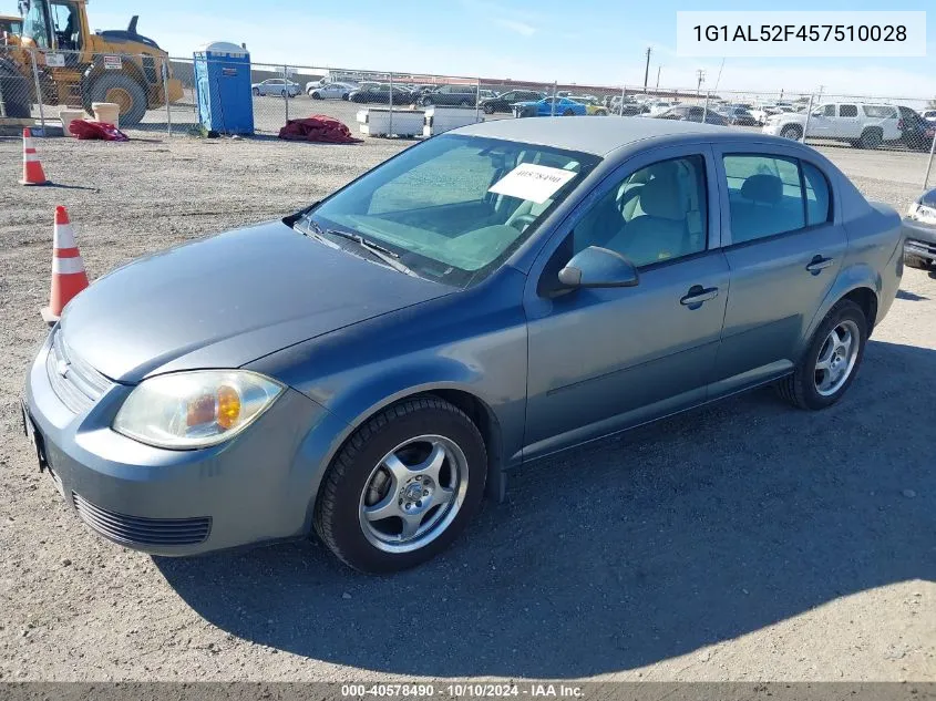 2005 Chevrolet Cobalt Ls VIN: 1G1AL52F457510028 Lot: 40578490