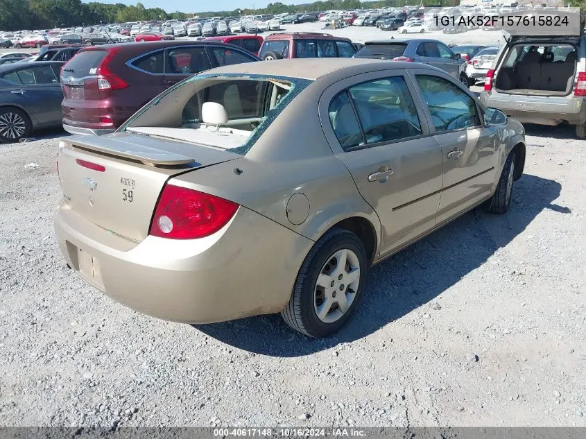 2005 Chevrolet Cobalt VIN: 1G1AK52F157615824 Lot: 40617148