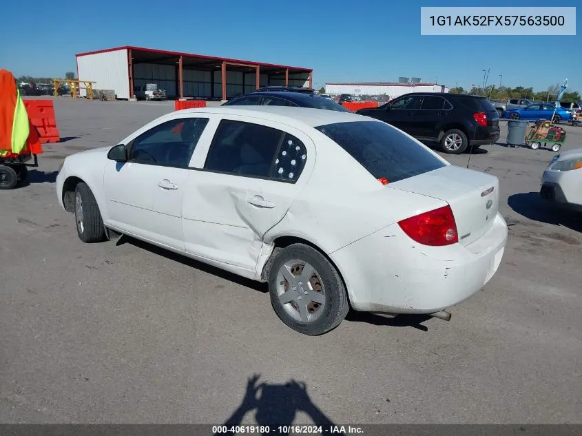 2005 Chevrolet Cobalt VIN: 1G1AK52FX57563500 Lot: 40619180