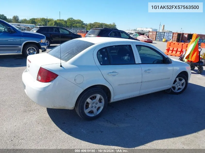 2005 Chevrolet Cobalt VIN: 1G1AK52FX57563500 Lot: 40619180