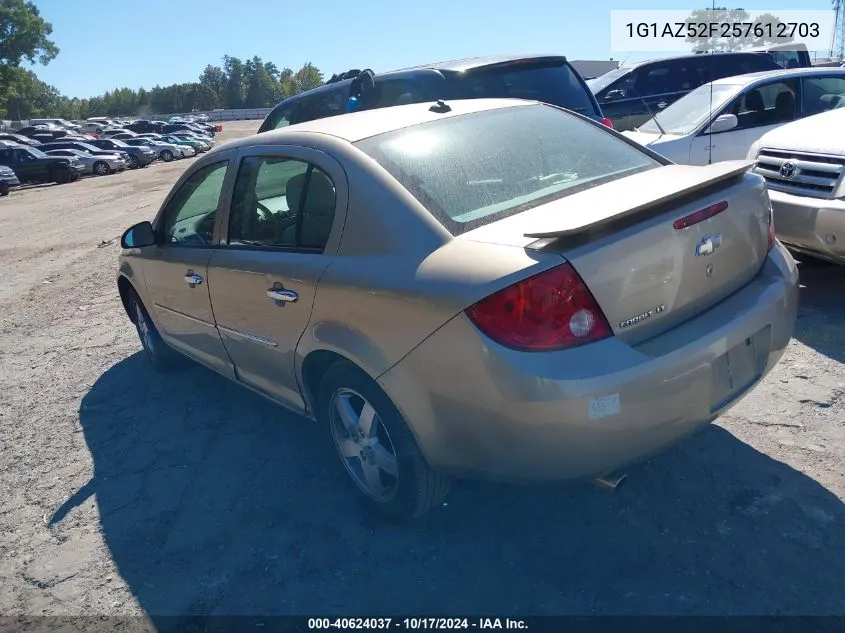 2005 Chevrolet Cobalt Lt VIN: 1G1AZ52F257612703 Lot: 40624037