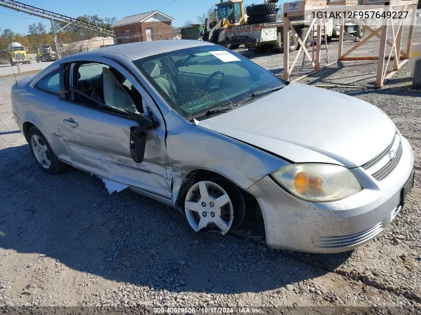 2005 Chevrolet Cobalt VIN: 1G1AK12F957649227 Lot: 40629506