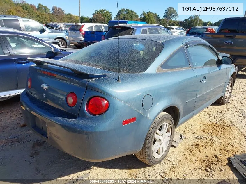 2005 Chevrolet Cobalt Ls VIN: 1G1AL12F957637012 Lot: 40646205