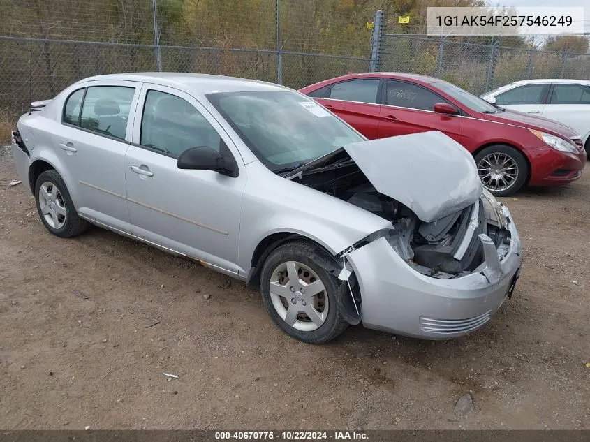 2005 Chevrolet Cobalt VIN: 1G1AK54F257546249 Lot: 40670775