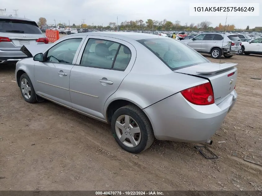 2005 Chevrolet Cobalt VIN: 1G1AK54F257546249 Lot: 40670775