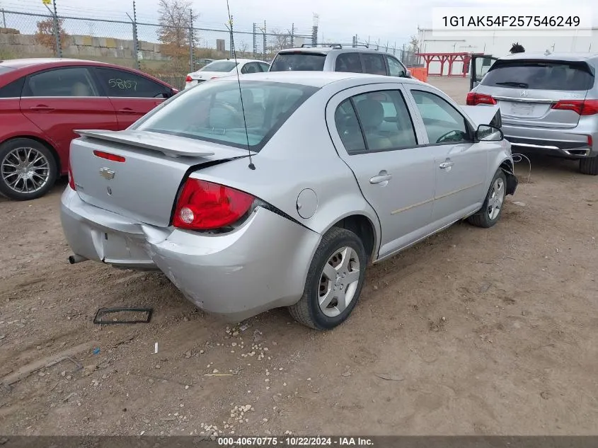 2005 Chevrolet Cobalt VIN: 1G1AK54F257546249 Lot: 40670775