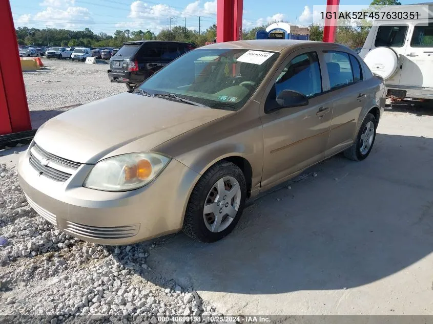 2005 Chevrolet Cobalt VIN: 1G1AK52F457630351 Lot: 40699198