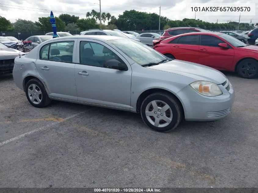 2005 Chevrolet Cobalt VIN: 1G1AK52F657639570 Lot: 40701020