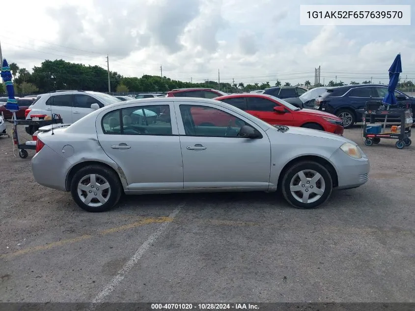 2005 Chevrolet Cobalt VIN: 1G1AK52F657639570 Lot: 40701020