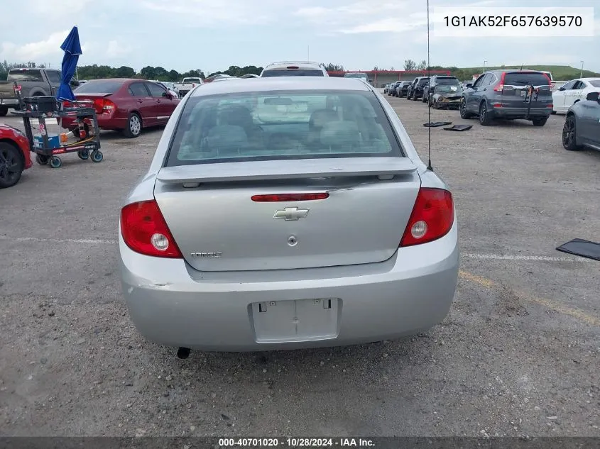 2005 Chevrolet Cobalt VIN: 1G1AK52F657639570 Lot: 40701020