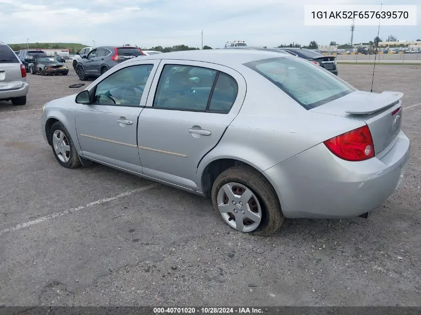 2005 Chevrolet Cobalt VIN: 1G1AK52F657639570 Lot: 40701020