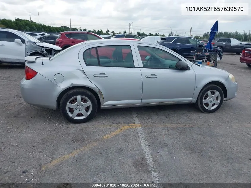 2005 Chevrolet Cobalt VIN: 1G1AK52F657639570 Lot: 40701020