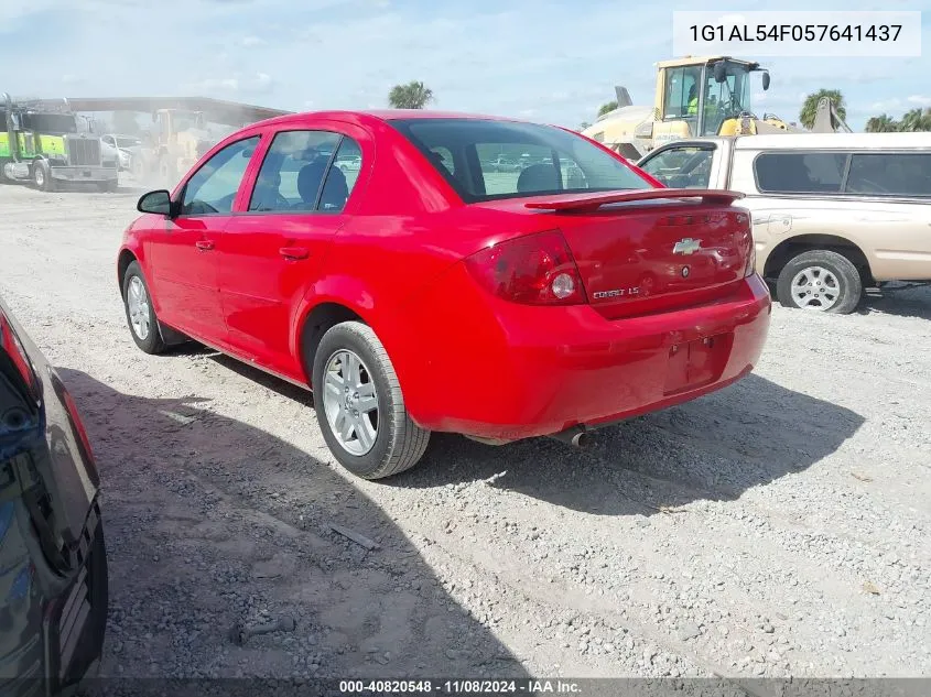 2005 Chevrolet Cobalt Ls VIN: 1G1AL54F057641437 Lot: 40820548