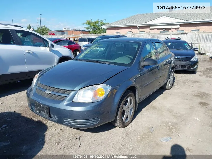 1G1AJ55F167774973 2006 Chevrolet Cobalt Ls