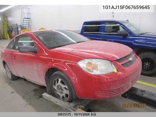 2006 Chevrolet Cobalt Ls VIN: 1G1AJ15F067659645 Lot: 30035175