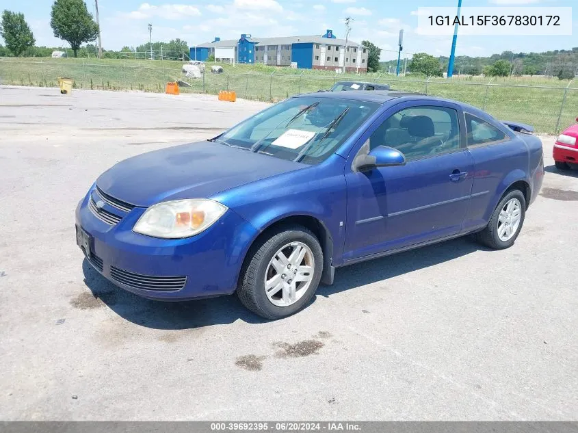 2006 Chevrolet Cobalt Lt VIN: 1G1AL15F367830172 Lot: 39692395