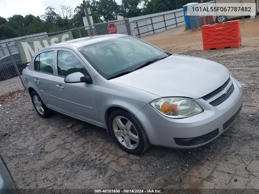 2006 Chevrolet Cobalt Lt VIN: 1G1AL55F067787482 Lot: 40101698