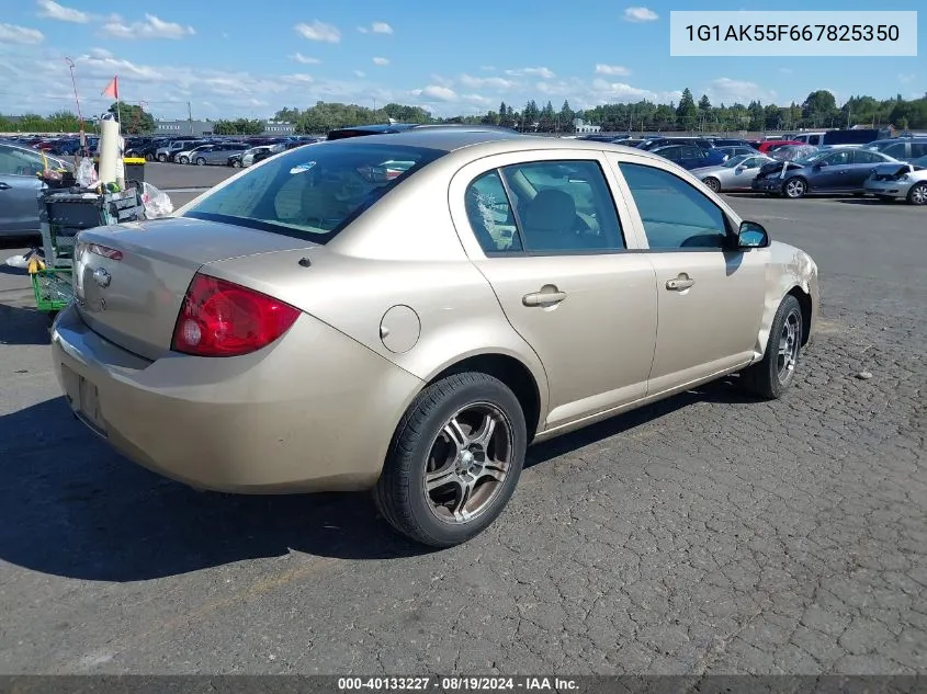 2006 Chevrolet Cobalt Ls VIN: 1G1AK55F667825350 Lot: 40133227