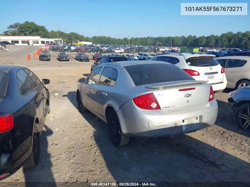 2006 Chevrolet Cobalt Ls VIN: 1G1AK55F567673271 Lot: 40141108