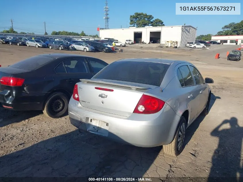 1G1AK55F567673271 2006 Chevrolet Cobalt Ls