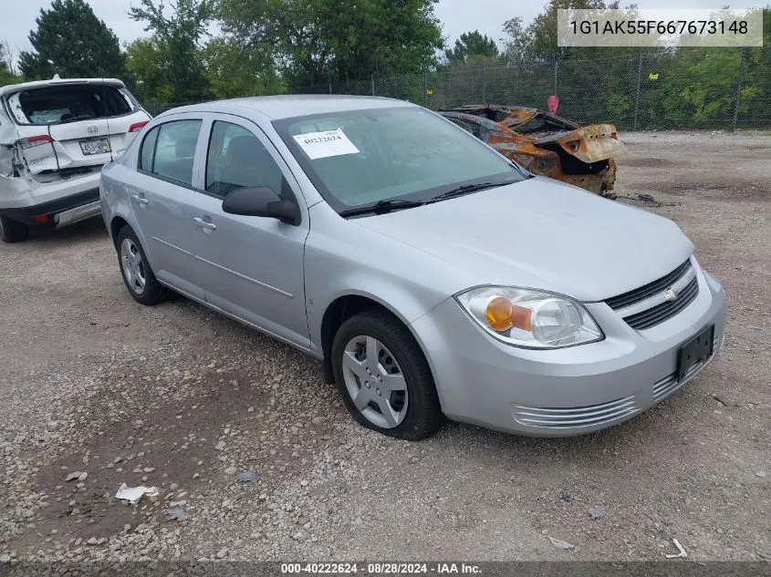 2006 Chevrolet Cobalt Ls VIN: 1G1AK55F667673148 Lot: 40222624