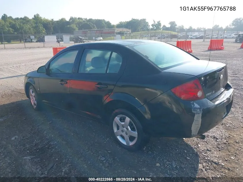 2006 Chevrolet Cobalt Ls VIN: 1G1AK55F967765788 Lot: 40222865