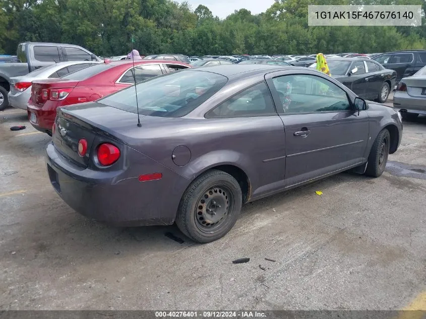 2006 Chevrolet Cobalt Ls VIN: 1G1AK15F467676140 Lot: 40276401