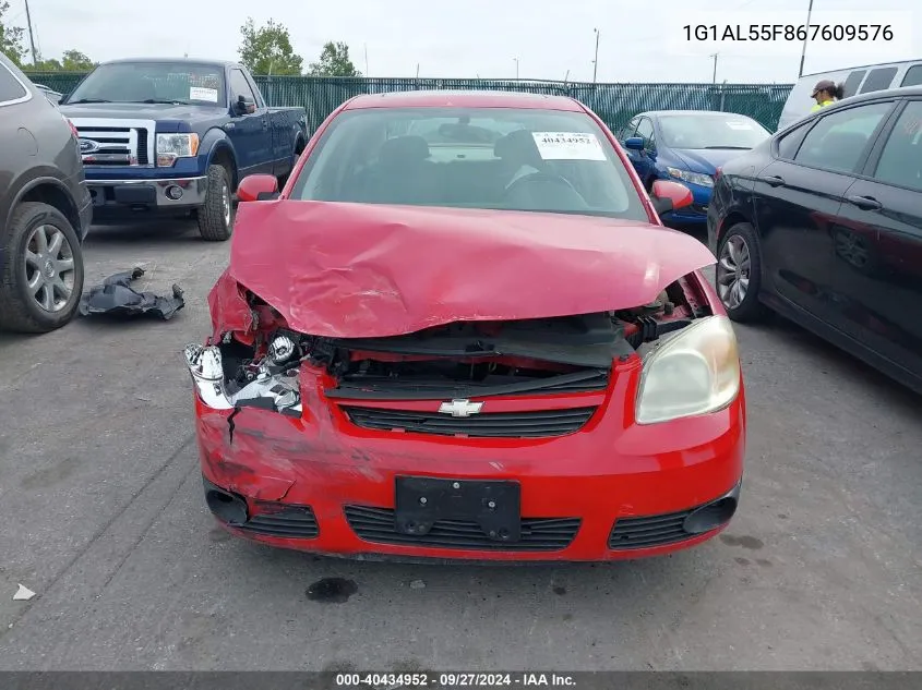 2006 Chevrolet Cobalt Lt VIN: 1G1AL55F867609576 Lot: 40434952