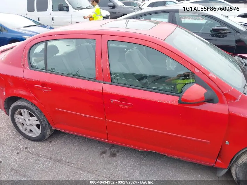 2006 Chevrolet Cobalt Lt VIN: 1G1AL55F867609576 Lot: 40434952