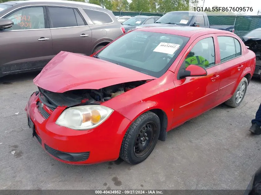 2006 Chevrolet Cobalt Lt VIN: 1G1AL55F867609576 Lot: 40434952