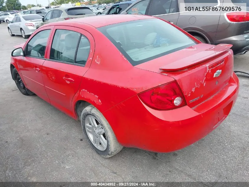 2006 Chevrolet Cobalt Lt VIN: 1G1AL55F867609576 Lot: 40434952