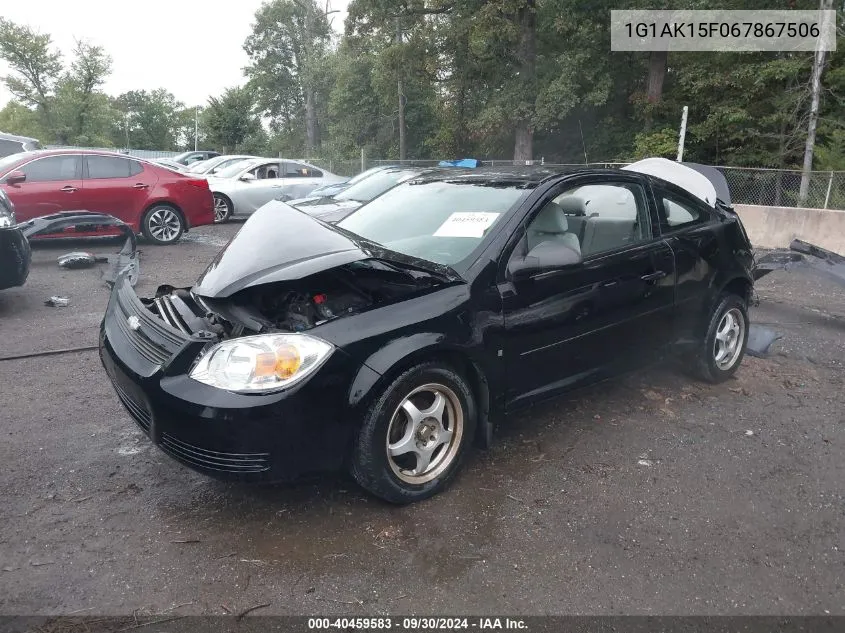 2006 Chevrolet Cobalt Ls VIN: 1G1AK15F067867506 Lot: 40459583