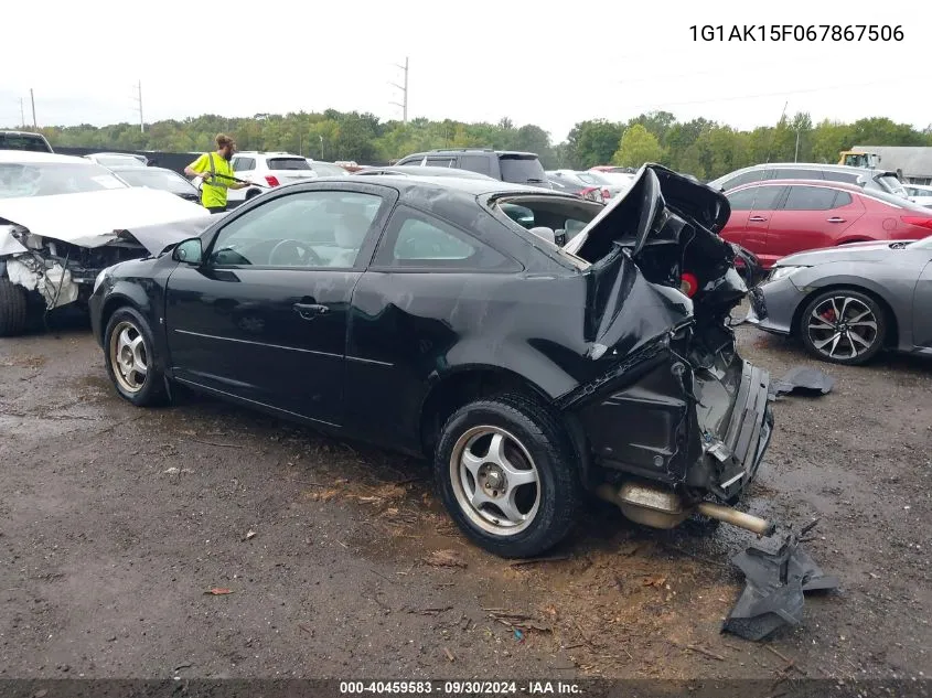 2006 Chevrolet Cobalt Ls VIN: 1G1AK15F067867506 Lot: 40459583