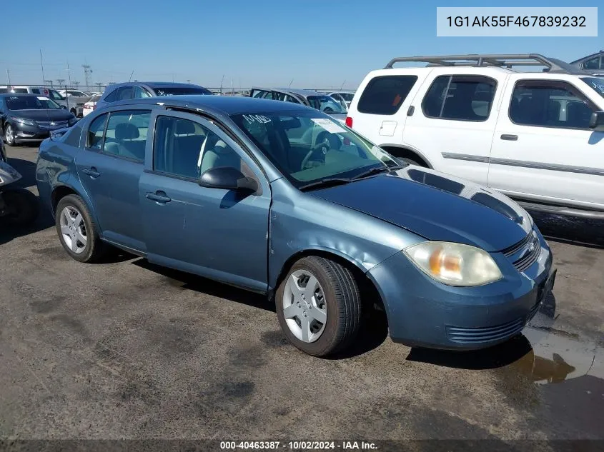 2006 Chevrolet Cobalt Ls VIN: 1G1AK55F467839232 Lot: 40463387