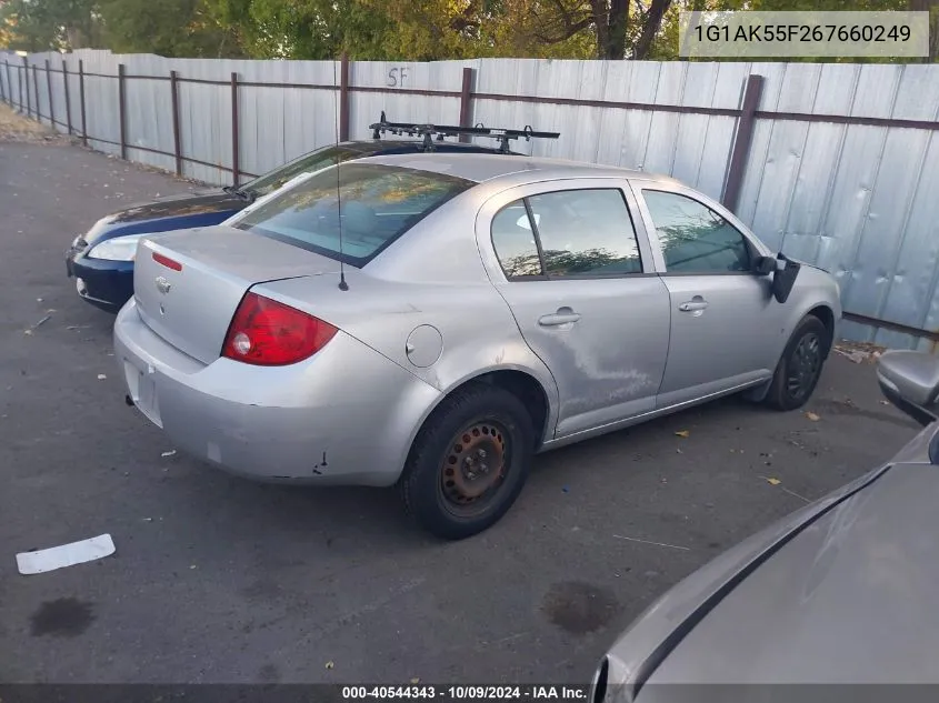 2006 Chevrolet Cobalt Ls VIN: 1G1AK55F267660249 Lot: 40544343