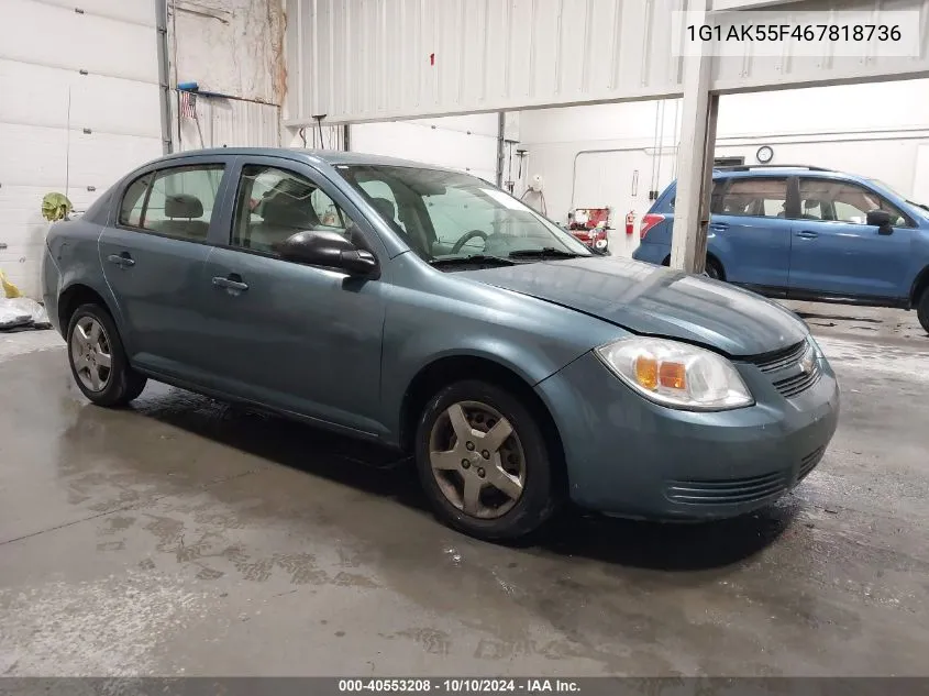 2006 Chevrolet Cobalt Ls VIN: 1G1AK55F467818736 Lot: 40553208