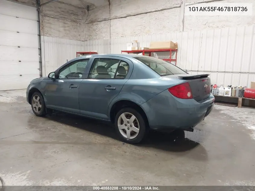 2006 Chevrolet Cobalt Ls VIN: 1G1AK55F467818736 Lot: 40553208