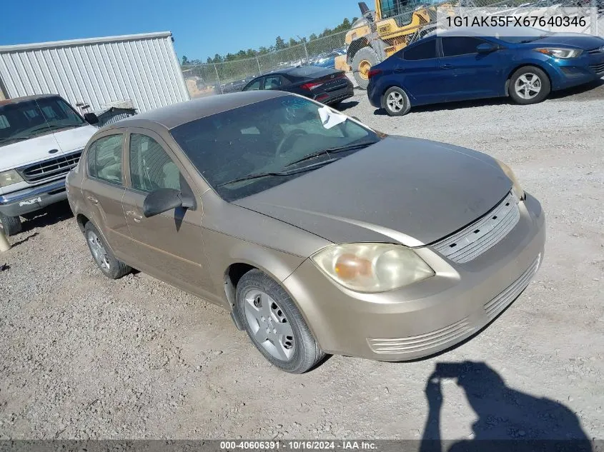 2006 Chevrolet Cobalt Ls VIN: 1G1AK55FX67640346 Lot: 40606391