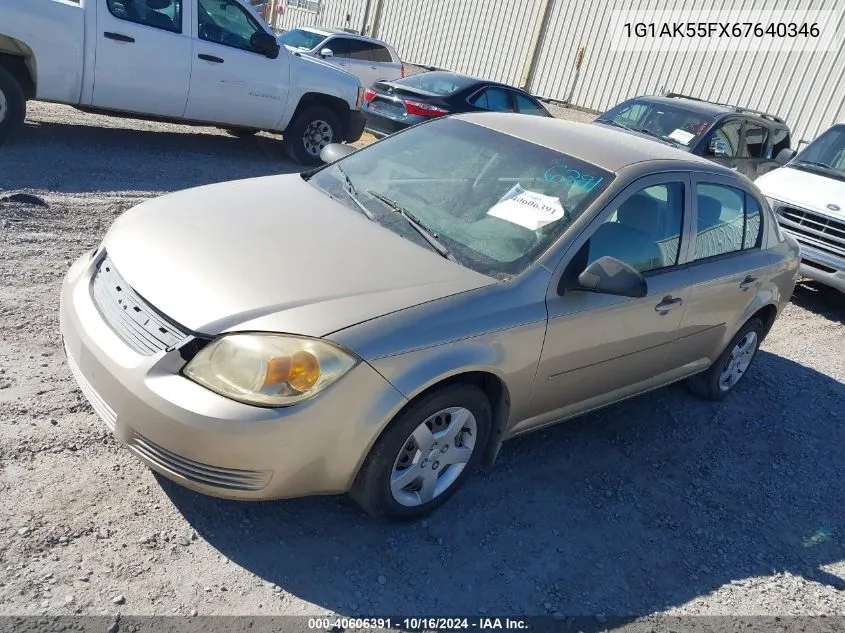 2006 Chevrolet Cobalt Ls VIN: 1G1AK55FX67640346 Lot: 40606391