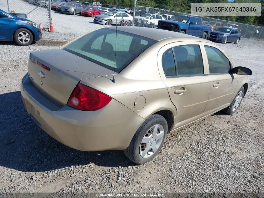 2006 Chevrolet Cobalt Ls VIN: 1G1AK55FX67640346 Lot: 40606391