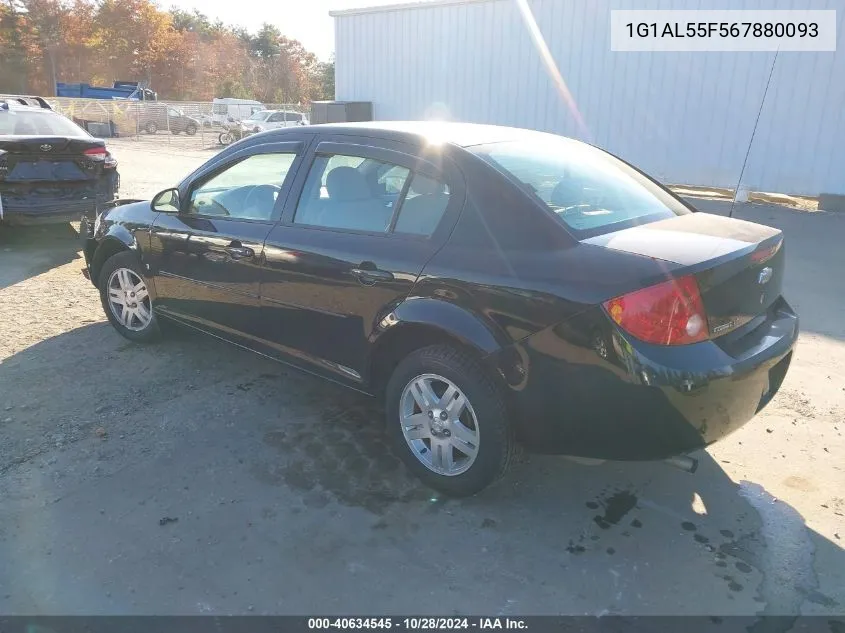 2006 Chevrolet Cobalt Lt VIN: 1G1AL55F567880093 Lot: 40634545