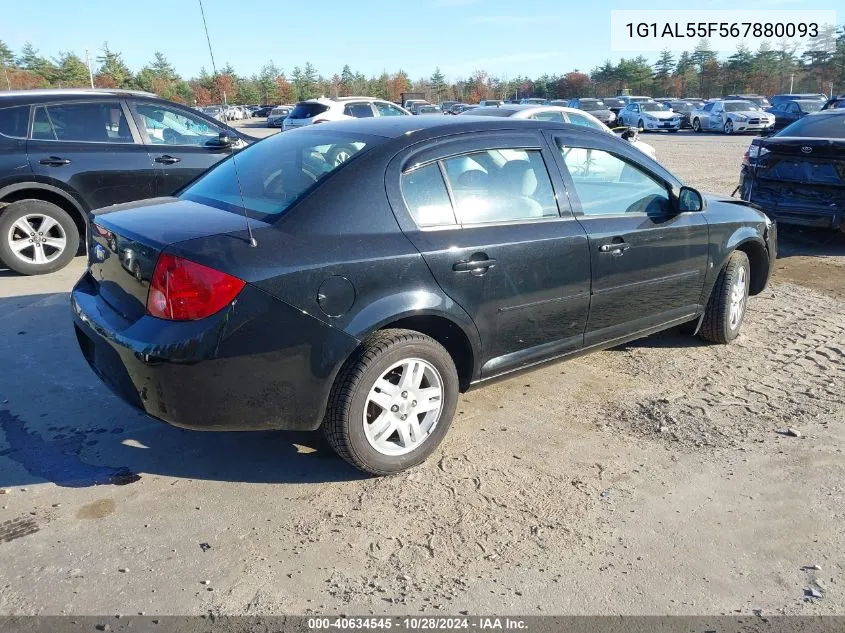 2006 Chevrolet Cobalt Lt VIN: 1G1AL55F567880093 Lot: 40634545