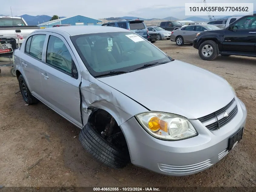 2006 Chevrolet Cobalt Ls VIN: 1G1AK55F867704562 Lot: 40652055