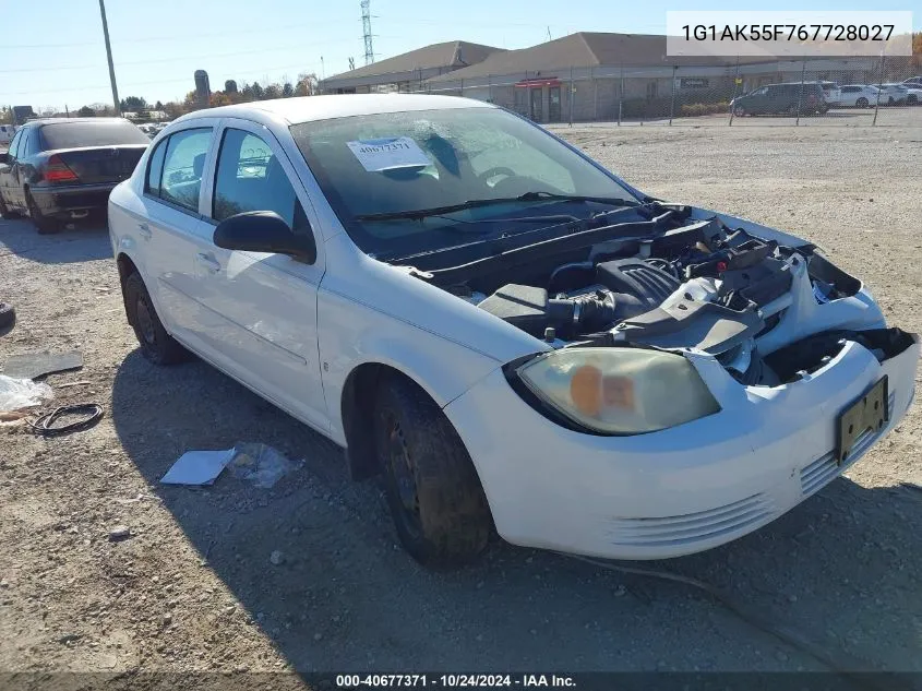 2006 Chevrolet Cobalt Ls VIN: 1G1AK55F767728027 Lot: 40677371