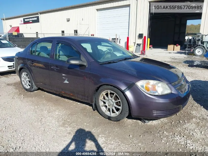 2006 Chevrolet Cobalt Ls VIN: 1G1AK55F867705985 Lot: 40684285