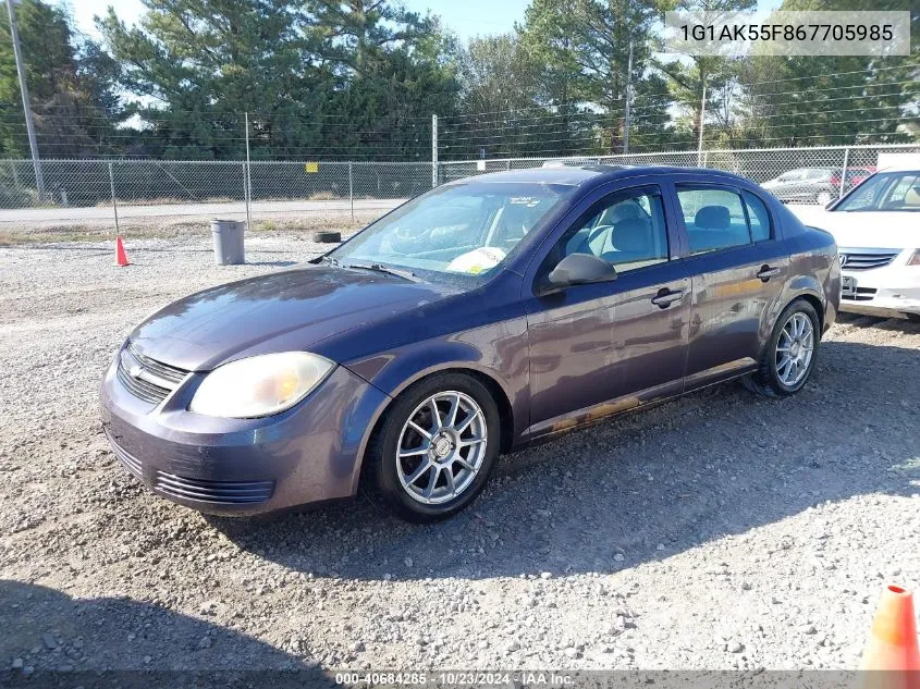 2006 Chevrolet Cobalt Ls VIN: 1G1AK55F867705985 Lot: 40684285